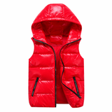 Kingsley Glossy Hooded Puffer Vest – view 8