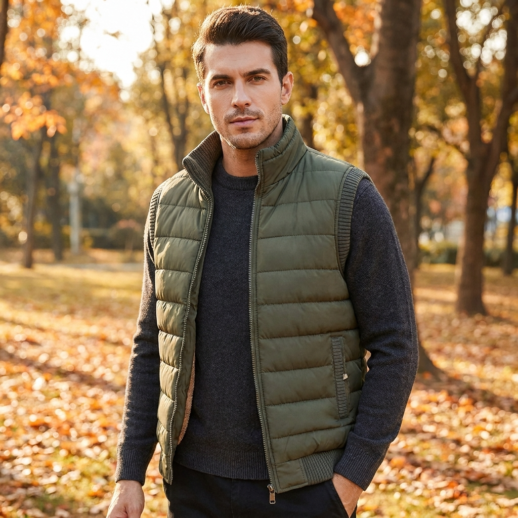 Langley Quilted Lined Vest – view 5