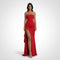 Lila Draped Strapless Maxi Dress – view 7