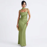 Lilian Open-Back Sash Maxi Dress – view 1