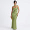 Lilian Open-Back Sash Maxi Dress – view 1