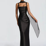 Lilian Open-Back Sash Maxi Dress – view 2