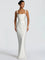 Lilian Open-Back Sash Maxi Dress – view 3