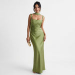 Lilian Open-Back Sash Maxi Dress – view 5
