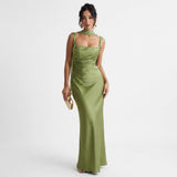 Lilian Open-Back Sash Maxi Dress – view 5