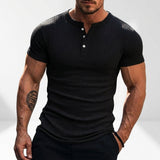 Lucca Ribbed Slim-Fit Henley – view 2