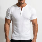 Lucca Ribbed Slim-Fit Henley – view 6
