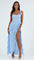 Lucienne Ruffled Slit Maxi Dress – view 12