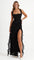 Lucienne Ruffled Slit Maxi Dress – view 7
