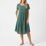 Maeve Polka Dot Relaxed Midi Dress – view 1