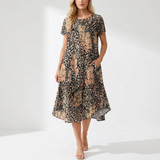 Maeve Polka Dot Relaxed Midi Dress – view 14
