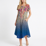 Maeve Polka Dot Relaxed Midi Dress – view 15