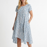 Maeve Polka Dot Relaxed Midi Dress – view 16