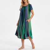Maeve Polka Dot Relaxed Midi Dress – view 17