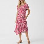 Maeve Polka Dot Relaxed Midi Dress – view 18