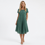 Maeve Polka Dot Relaxed Midi Dress – view 2