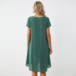Maeve Polka Dot Relaxed Midi Dress – view 3