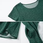 Maeve Polka Dot Relaxed Midi Dress – view 6