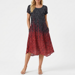 Maeve Polka Dot Relaxed Midi Dress – view 9