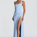 Margot Corset Slit Maxi Dress – view 3