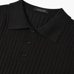 Marlow Ribbed Knit Cotton Polo – view 19