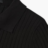 Marlow Ribbed Knit Cotton Polo – view 21