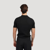 Marlow Ribbed Knit Cotton Polo – view 22
