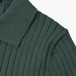 Marlow Ribbed Knit Cotton Polo – view 7