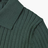 Marlow Ribbed Knit Cotton Polo – view 7