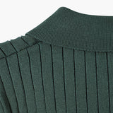 Marlow Ribbed Knit Cotton Polo – view 8