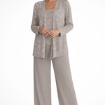 Mila Sequin Blazer Three-Piece Set – view 1