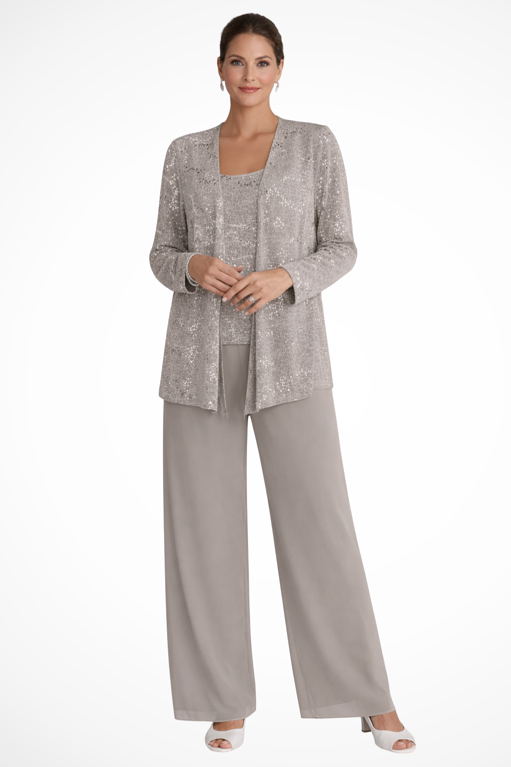 Mila Sequin Blazer Three-Piece Set – view 1