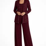 Mila Sequin Blazer Three-Piece Set – view 11