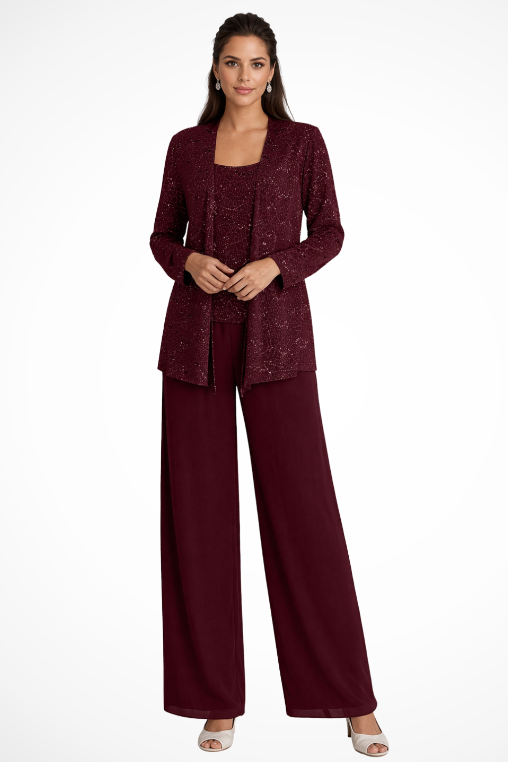 Mila Sequin Blazer Three-Piece Set – view 11