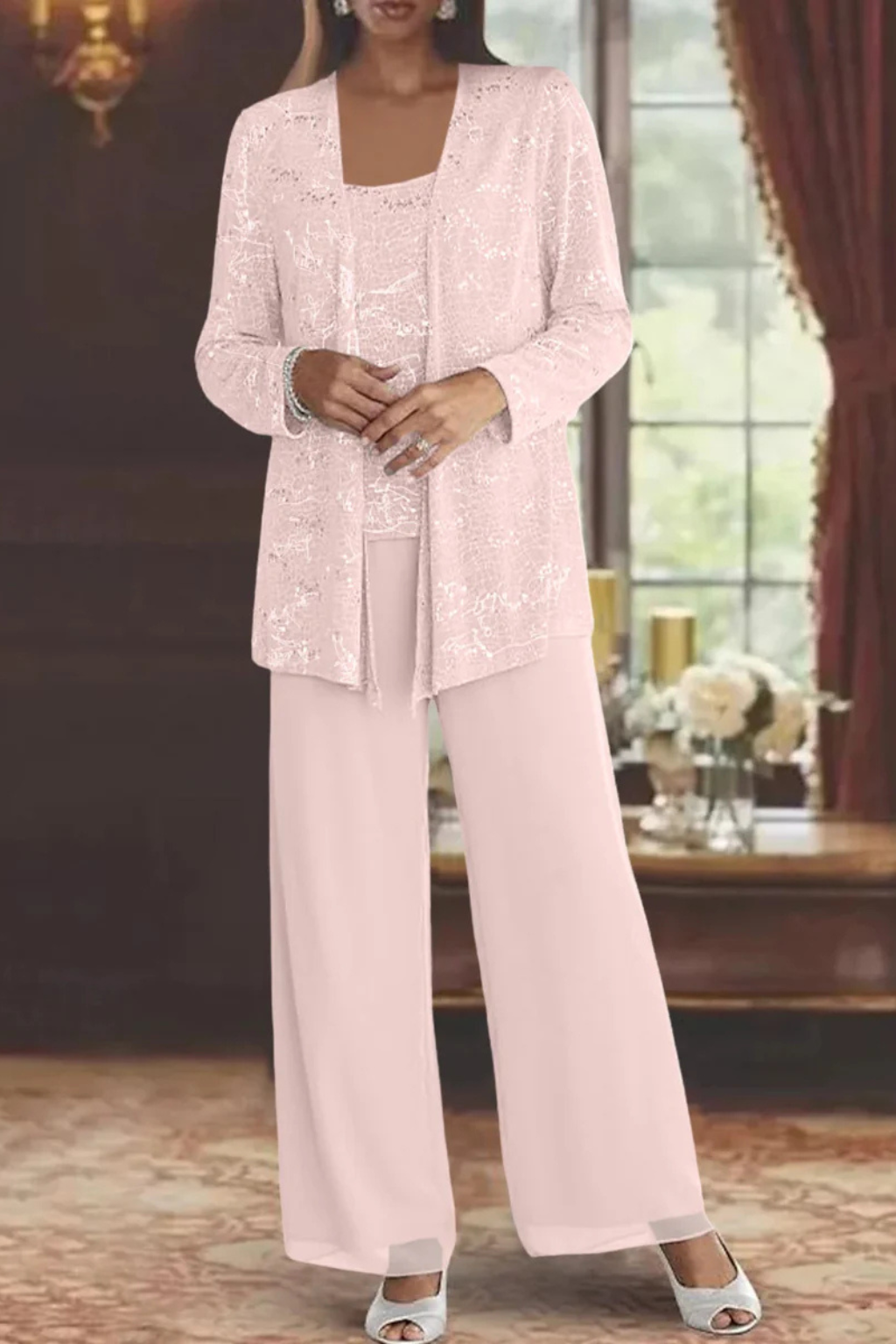 Mila Sequin Blazer Three-Piece Set – view 14