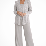 Mila Sequin Blazer Three-Piece Set – view 2