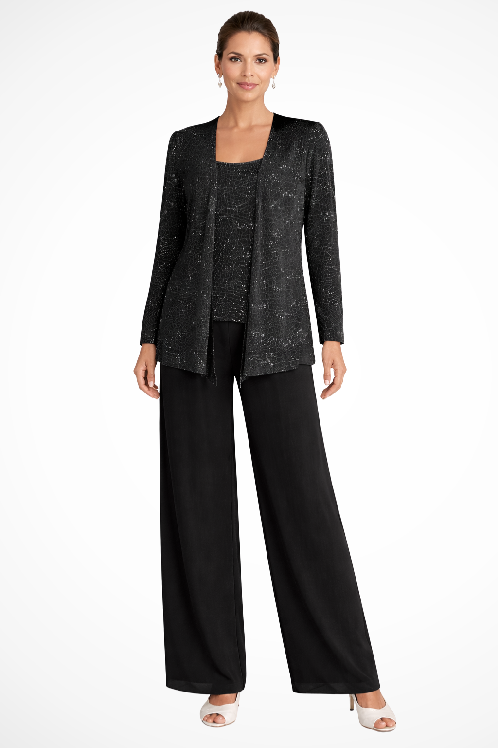 Mila Sequin Blazer Three-Piece Set – view 6