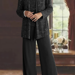 Mila Sequin Blazer Three-Piece Set – view 7