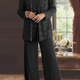 Mila Sequin Blazer Three-Piece Set – view 7