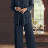 Mila Sequin Blazer Three-Piece Set – view 9