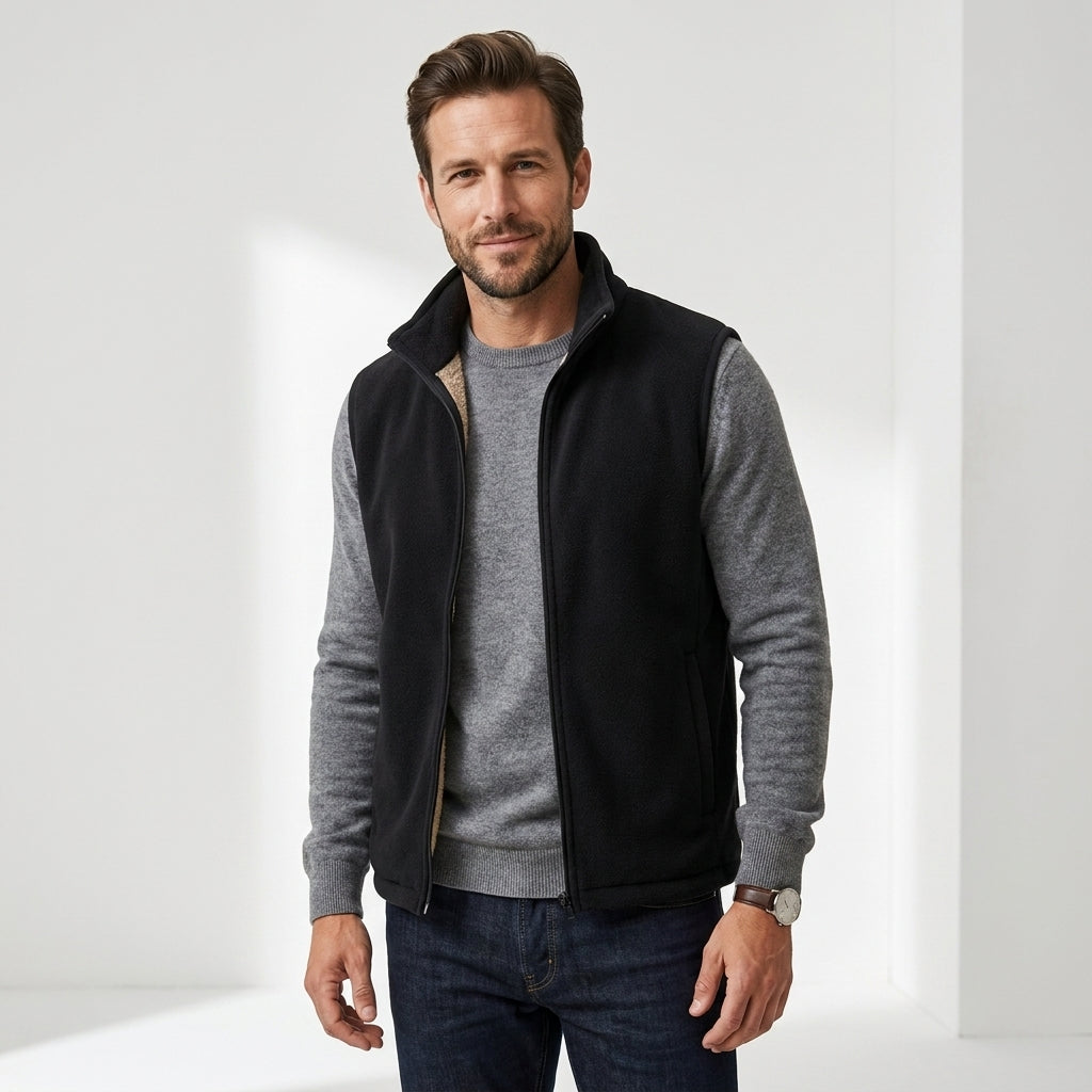 Monaco Insulated Fleece Zip Vest – view 1