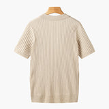Newport Ribbed V-Neck Polo Shirt – view 14
