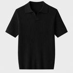 Newport Ribbed V-Neck Polo Shirt – view 21