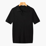 Newport Ribbed V-Neck Polo Shirt – view 23