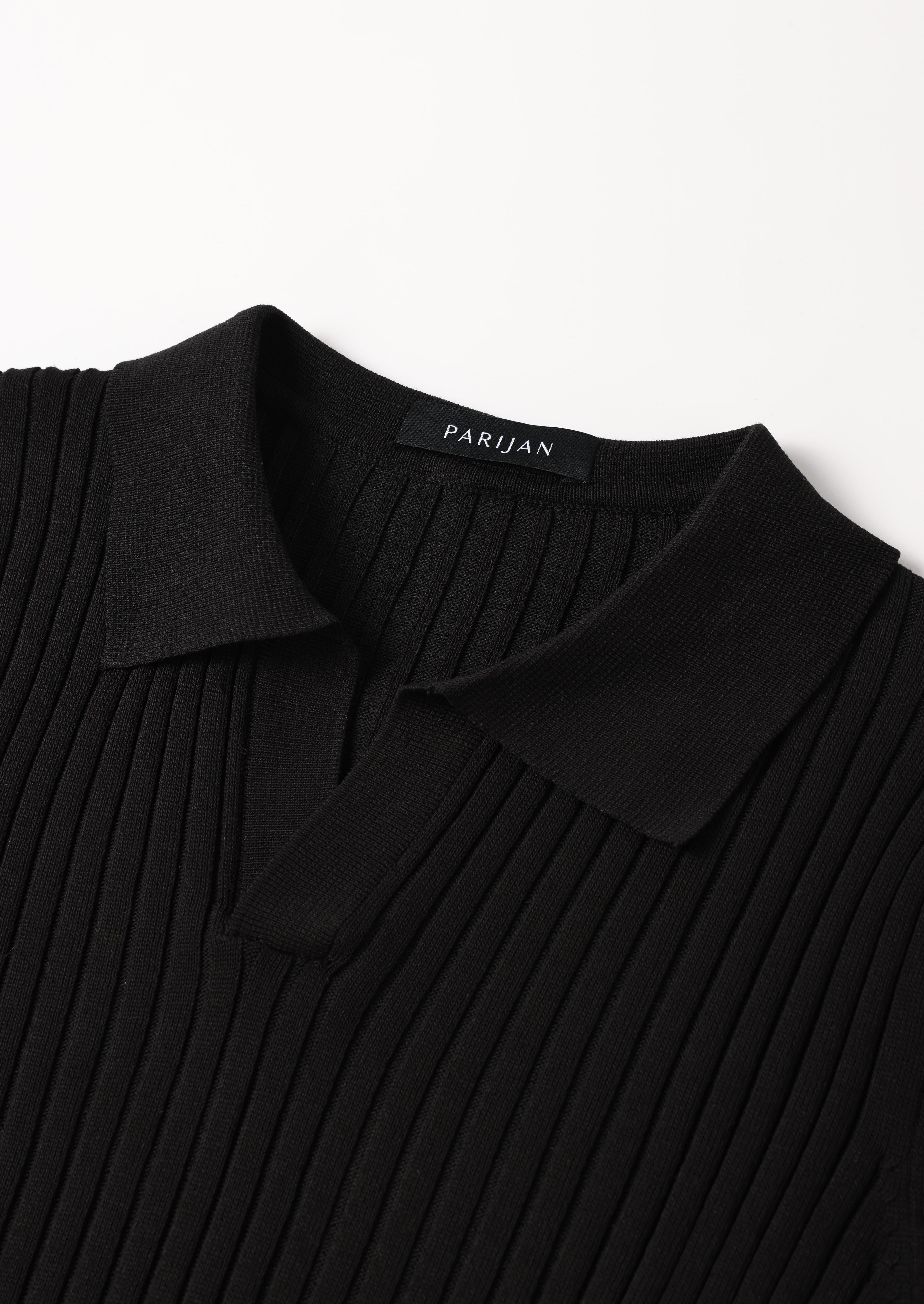 Newport Ribbed V-Neck Polo Shirt – view 26