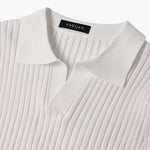 Newport Ribbed V-Neck Polo Shirt – view 6