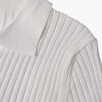 Newport Ribbed V-Neck Polo Shirt – view 8