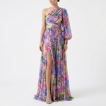 Noelle One-Shoulder Slit Maxi Dress – view 2
