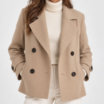 Nora Cropped Double-Breasted Coat – view 2