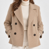 Nora Cropped Double-Breasted Coat – view 2